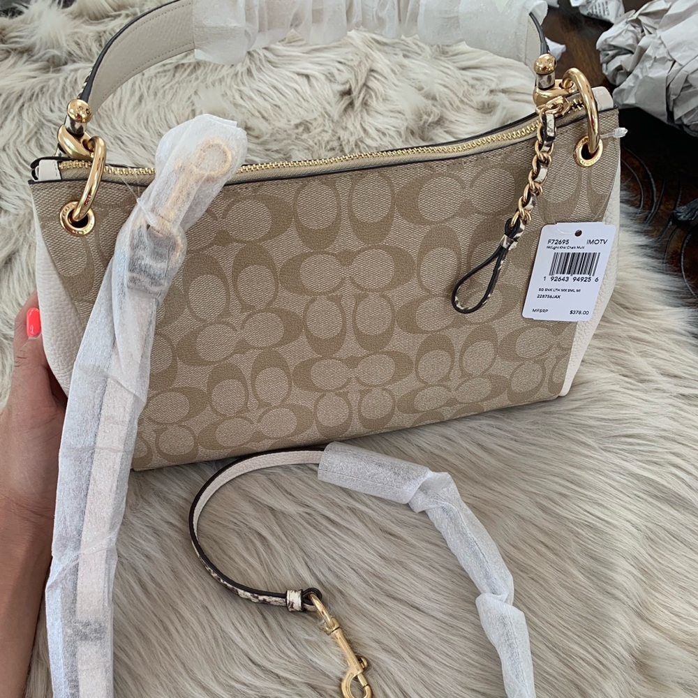 Coach Small Mia Shoulder Bag In Signature Canvas. - Picture 8 of 8